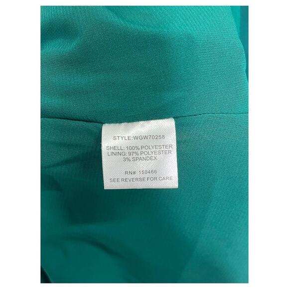 41 Hawthorn Dress Womens Small Green V Neck Flutter Sleeve Cinch Waist Lined - Picture 7 of 13